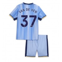 Camisa de time de futebol Tottenham Hotspur Micky van de Ven #37 Replicas 2º Equipamento Infantil 2024-25 Manga Curta (+ Calças curtas)